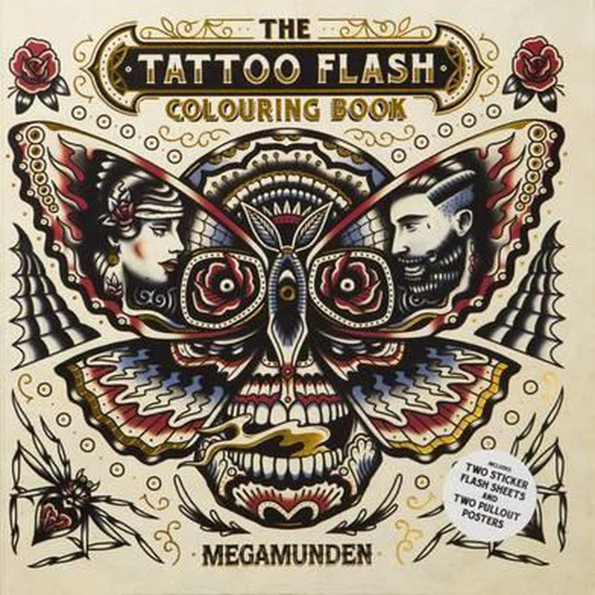 TATTOO FLASH COLOURING BOOK