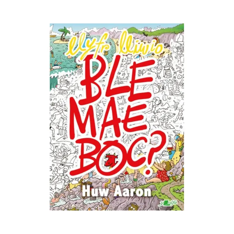 Llyfr Lliwio Ble Mae Boc?