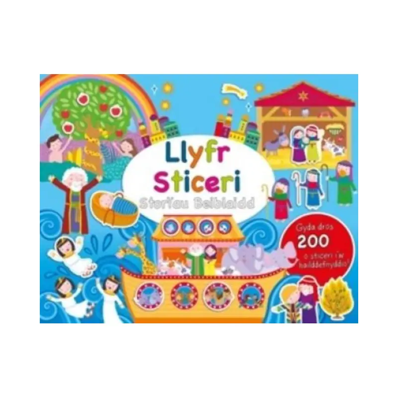 Llyfr Sticeri Storiau Beiblaidd