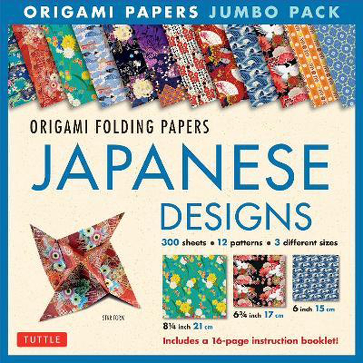 ORIGAMI PAPERS JUBO PACK JAPANESE DESIGNS