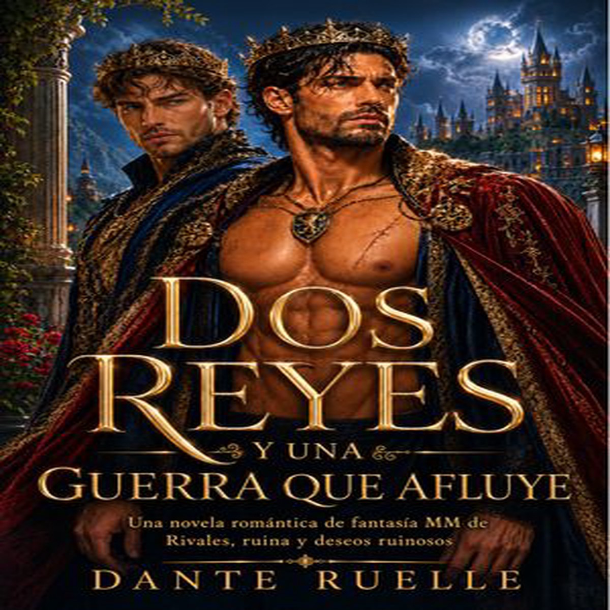 Dos Reyes Y Una Guerra Que Afluye: Una novela romntica de fantasa MM de Rivales, ruina y deseos ruinosos
