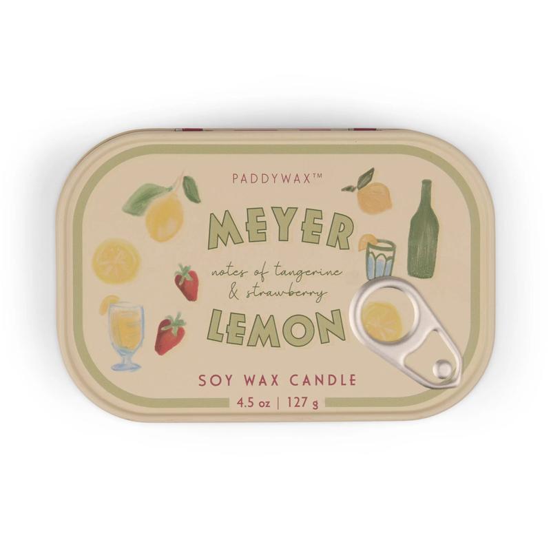 Meyer Lemon Tin Candle – Bistro 4.5oz