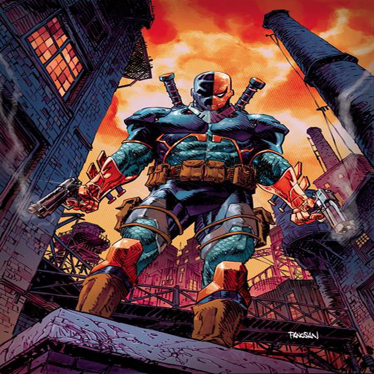 04222026 DEATHSTROKE THE TERMINATOR 2 CVR B DAN PANOSIAN CARD STOCK VAR