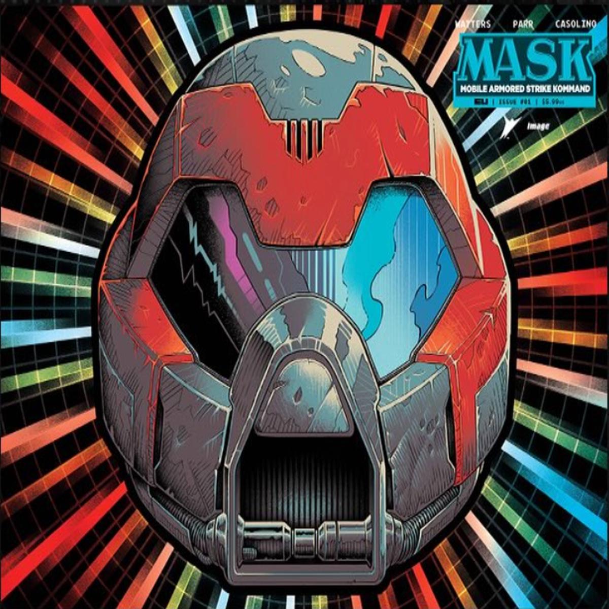 06/03/2026 MASK #1 CVR P PYE PARR & LUKE PREECE & ANDRES JUAREZ DIE CUT FOIL MASK VARIANT