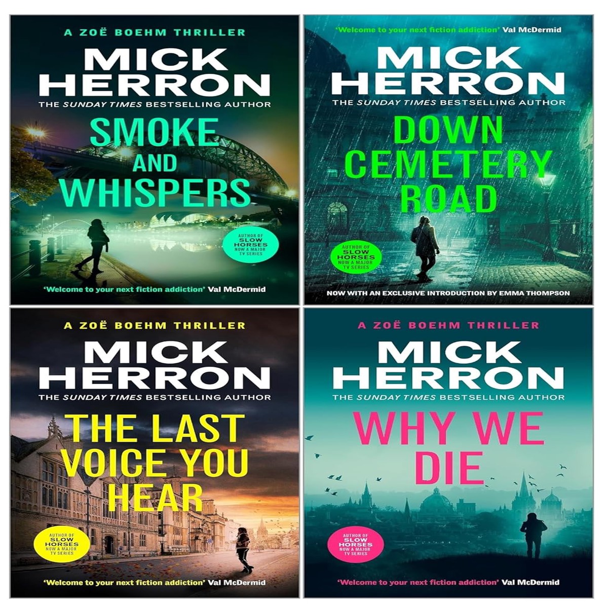Zo Boehm Thrillers by Mick Herron 4 Books Collection Set - Fiction - Paperback