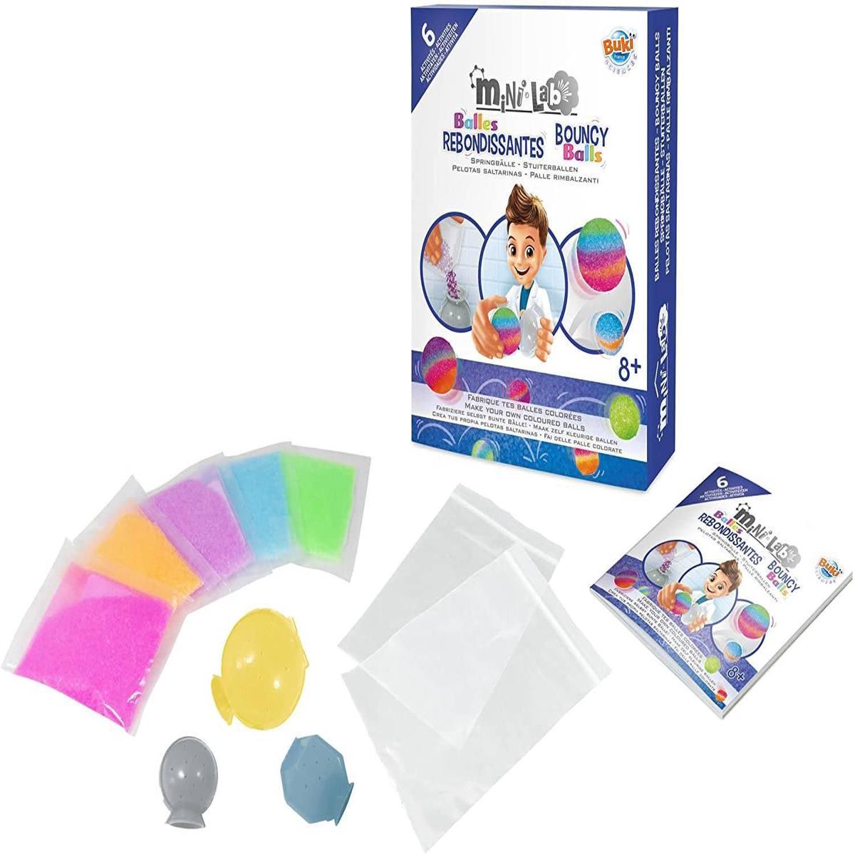 BUKI France - Mini Lab Bouncy Balls Playset
