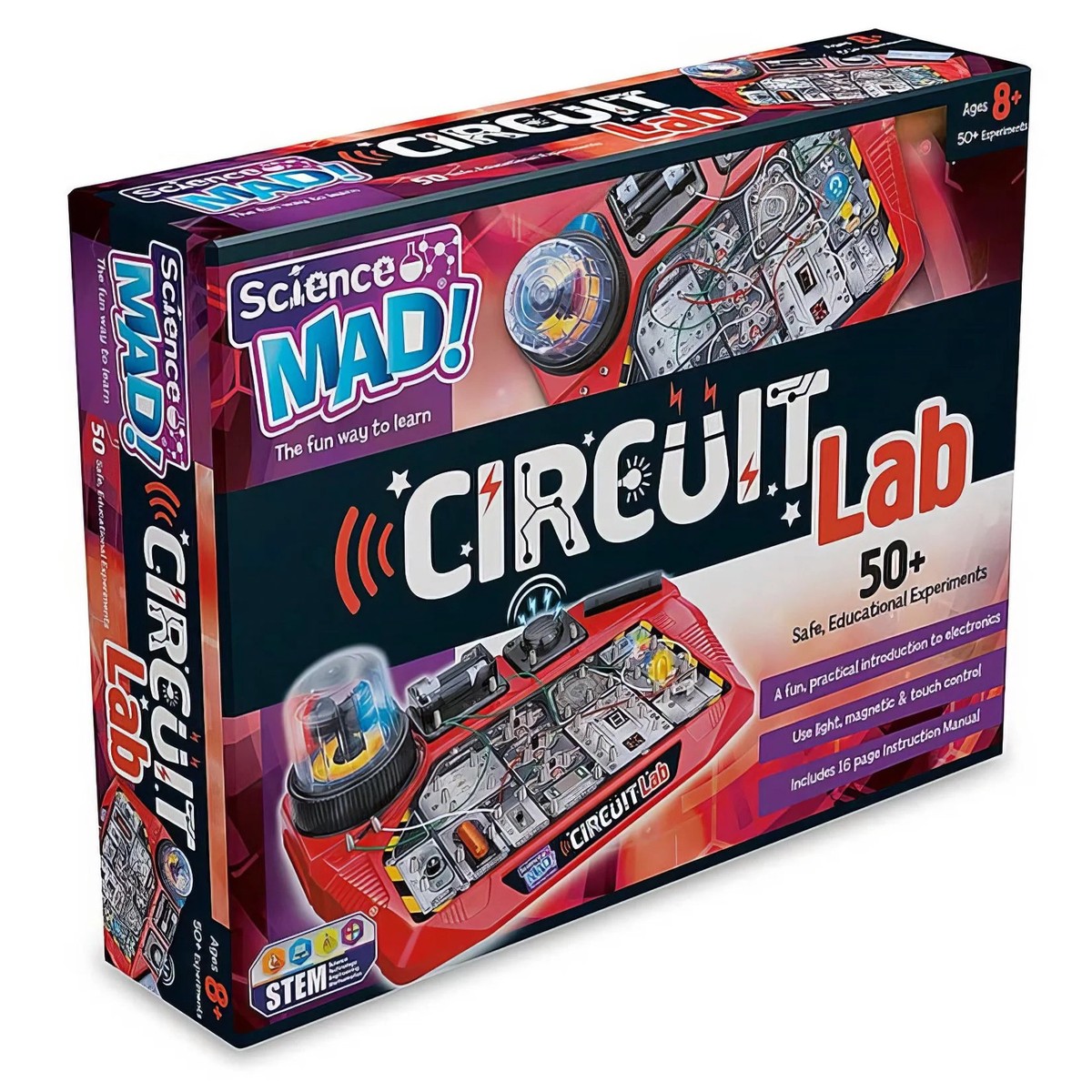 Science Mad Circuit Lab Kit with 50+ Experiments