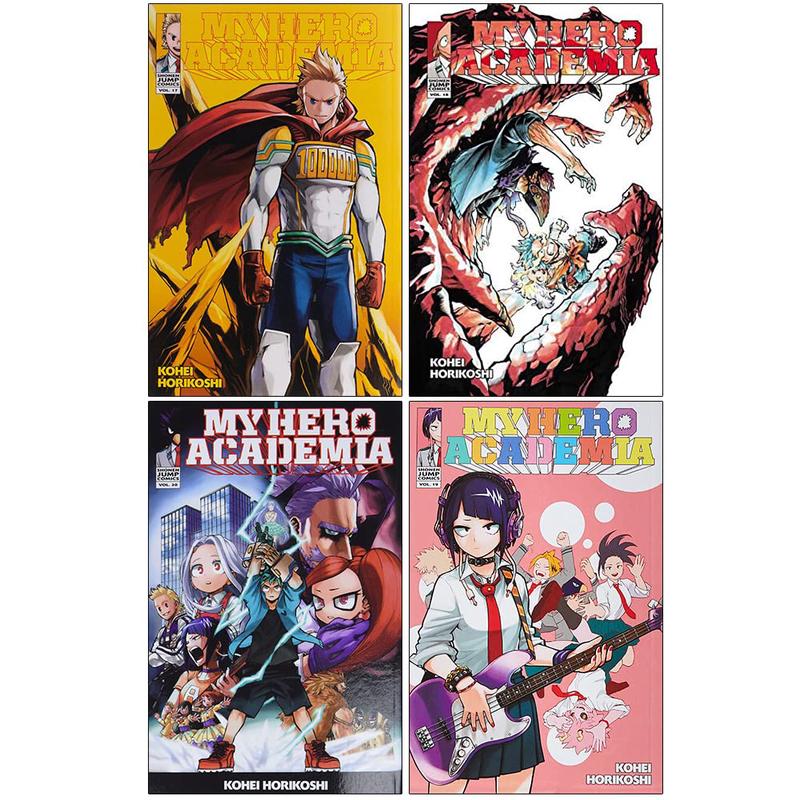 My Hero Academia Volume 17-20 Collection 4 Books Set By Kouhei Horikoshi (Lemillion, Bright Future, School Festival, School Festival Start!!)
