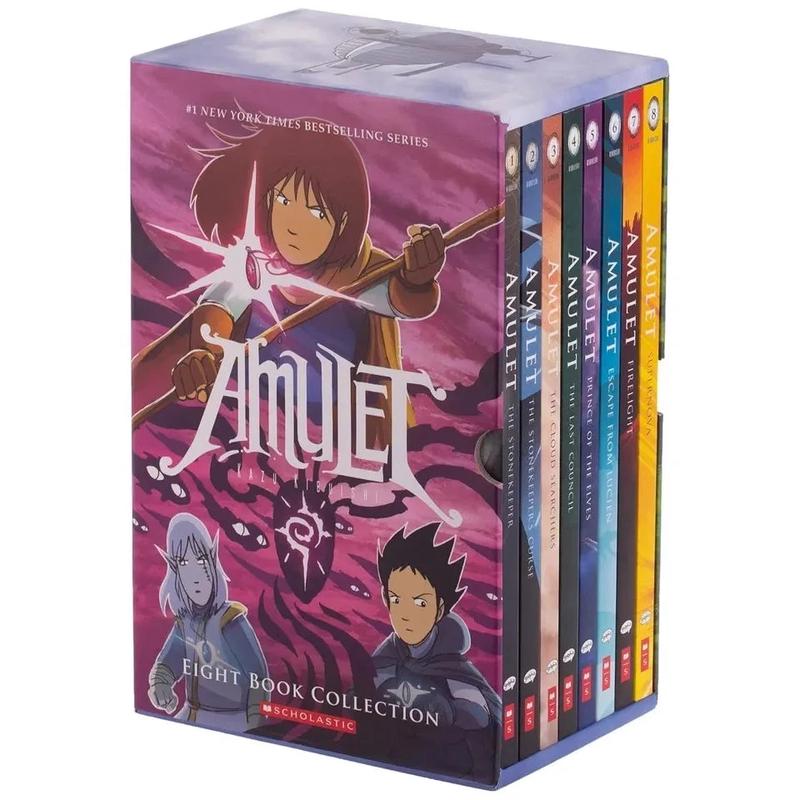 Amulet  8 Books Collection Box Set (Books 1 - 8) by Kazu Kibuishi