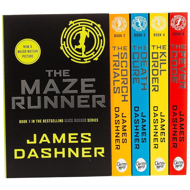 Maze Runner Series 5 Books Collection Set By James Dashner