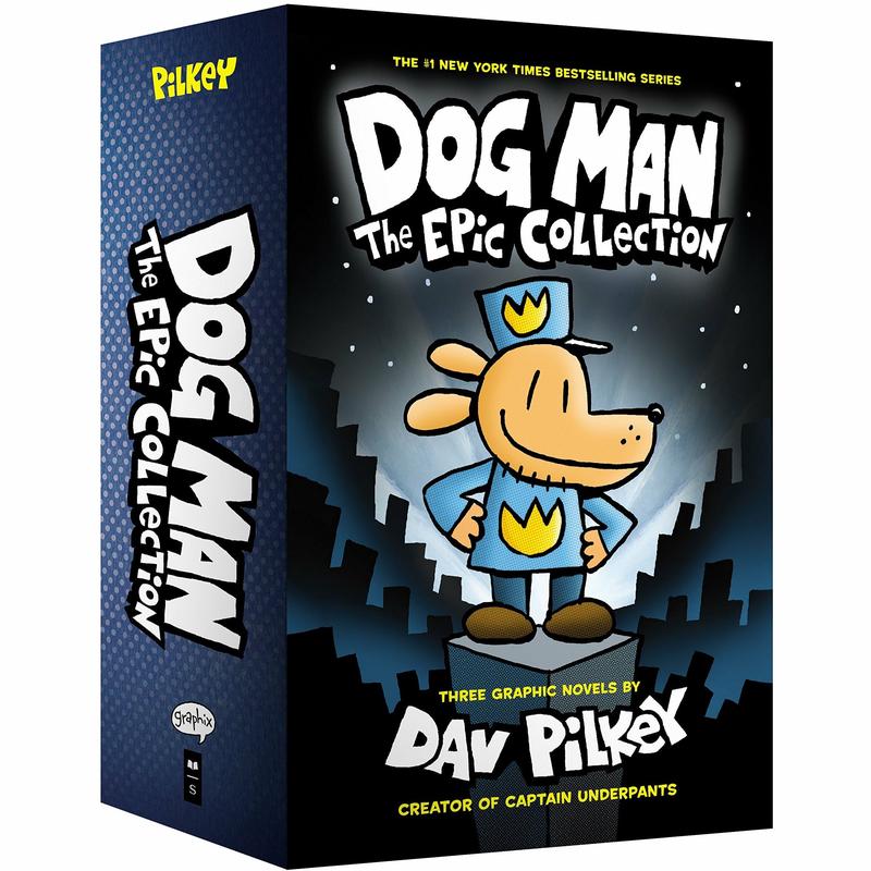 Dog Man: The Epic Collection: From the Creator of Captain Underpants (Dog Man #1-3 Boxed Set)