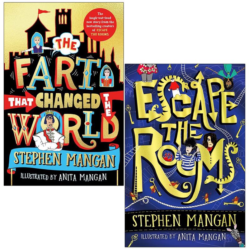 Stephen Mangan Collection 2 Books Set (Escape the Rooms, The Fart that Changed the World)