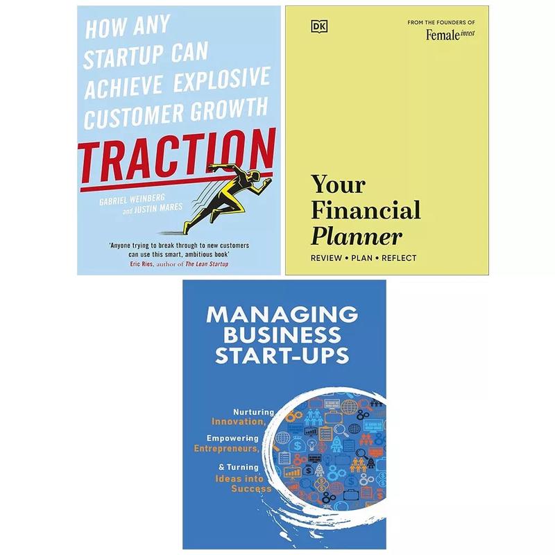 Traction, Managing Business Start-Ups, Your Financial Planner 3 Books Set