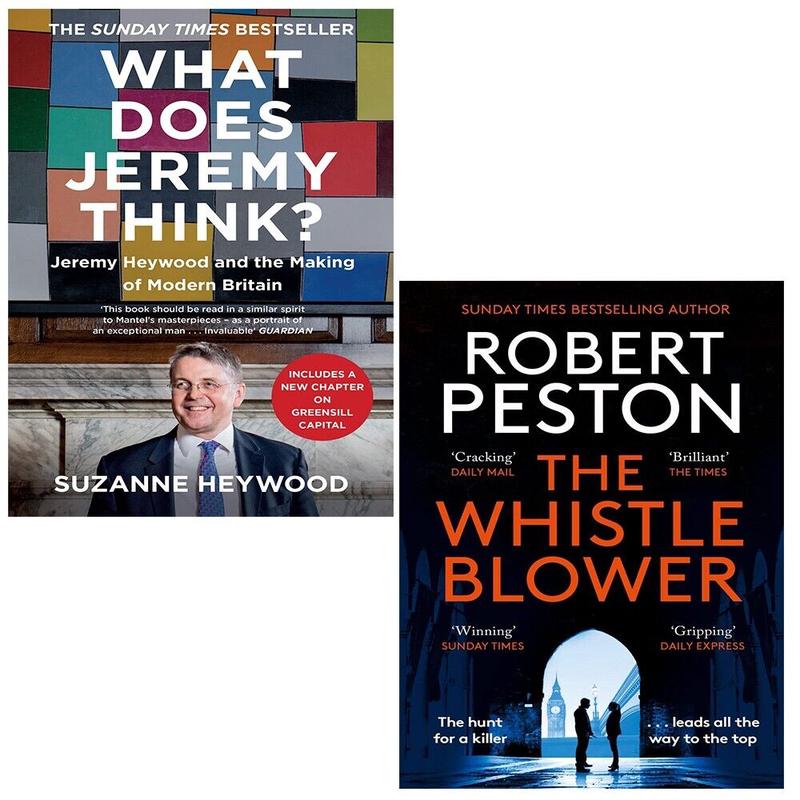 What Does Jeremy Think Suzanne Heywood, Whistleblower Robert Peston 2 Books Set