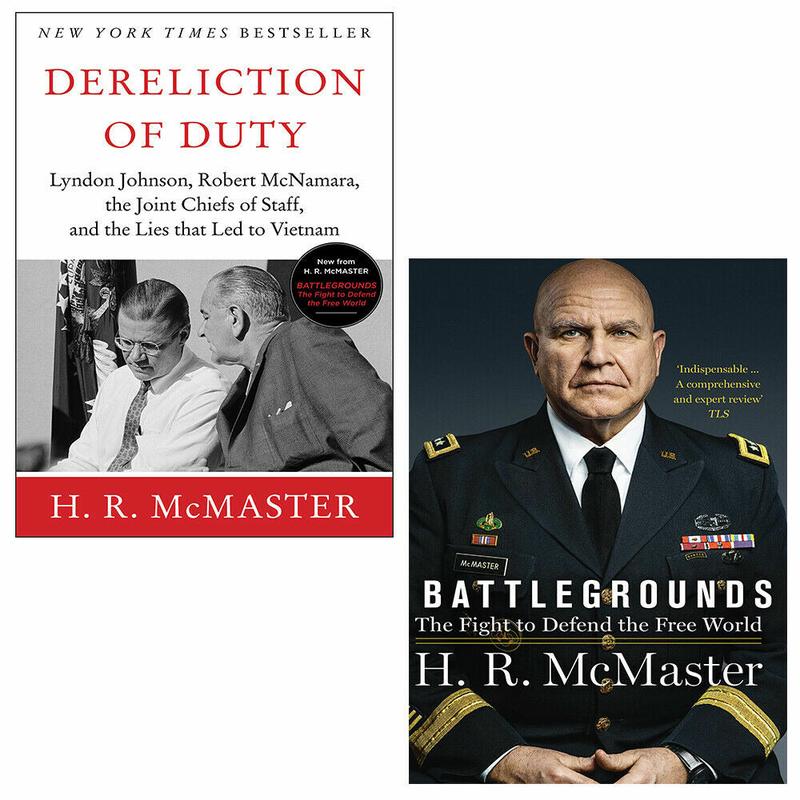 H.R. McMaster Collection 2 Books Set (Battlegrounds, Dereliction of Duty)