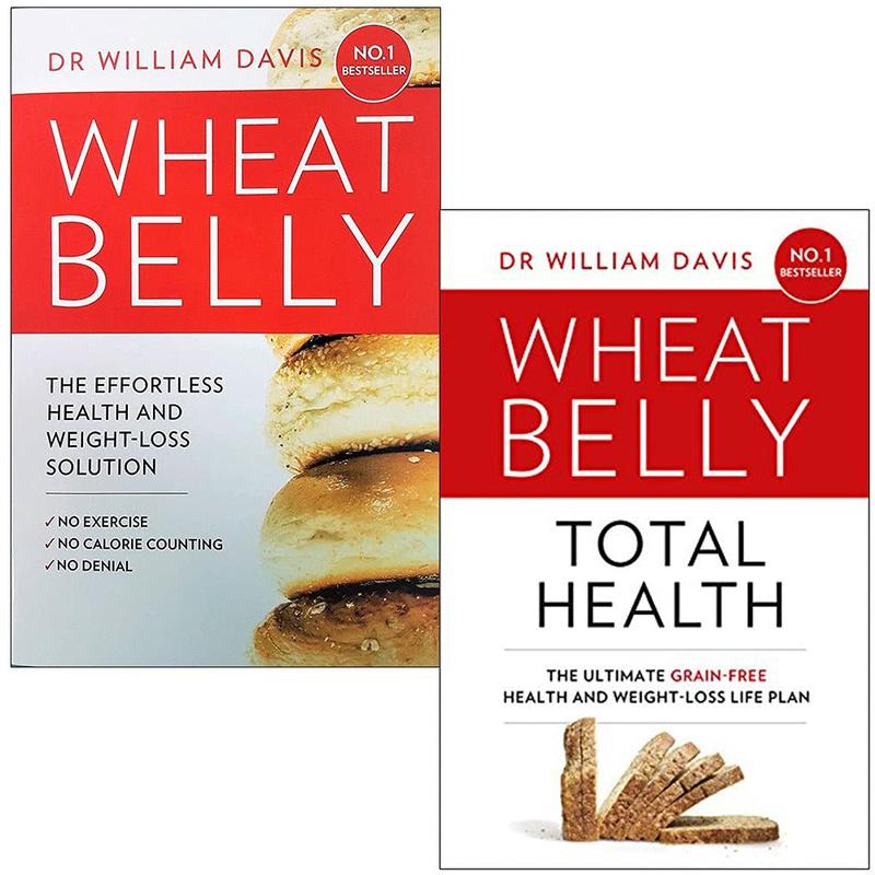 Wheat Belly & Wheat Belly Total Health By Dr William Davis Collection 2 Books Set