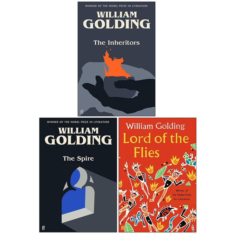 William Golding Collection 3 Books Set (Lord of the Flies, The Inheritors, Spire)