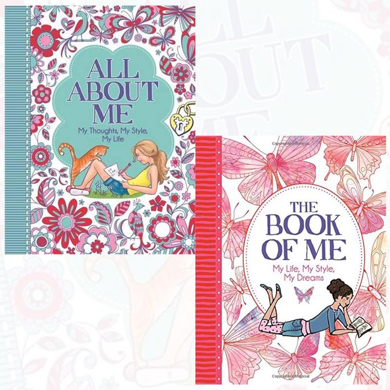 all about me and the book of me 2 books collection set by ellen bailey - my thoughts,my style,my life, my life, my style, my dreams