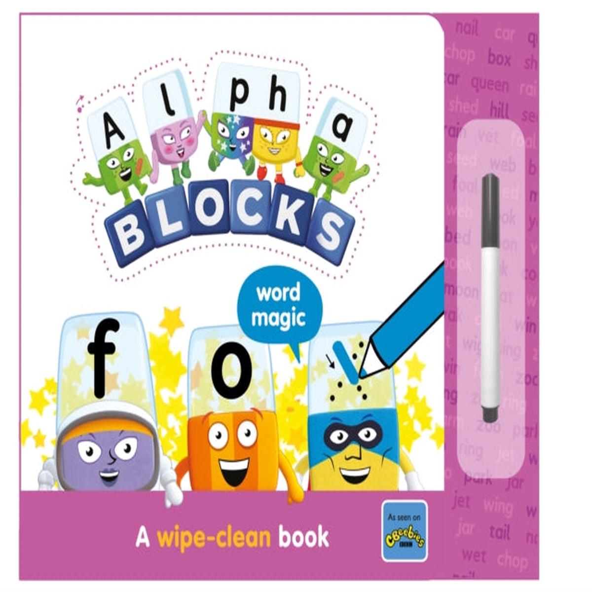 Alphablocks Word Magic: A Wipe-Clean Book by Alphablocks
