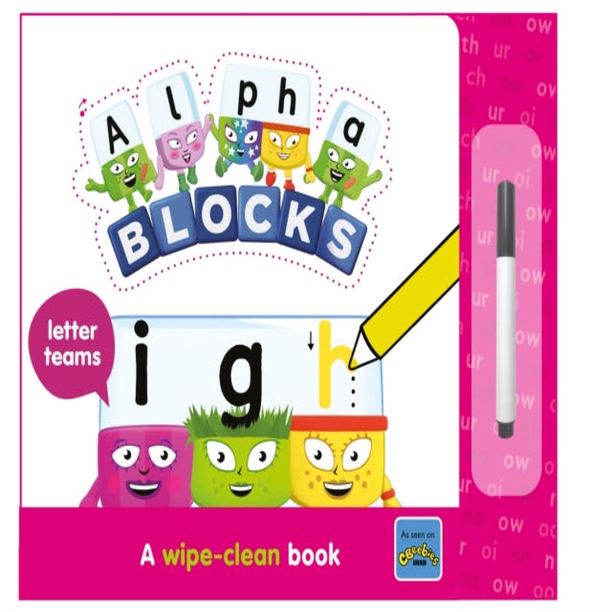 Alphablocks Letter Teams: A Wipe-Clean Book by Alphablocks