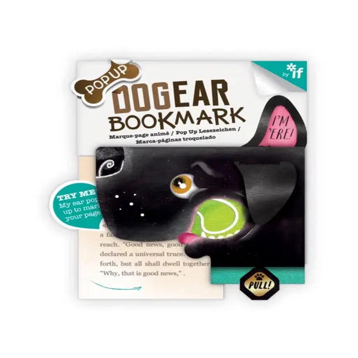 Dog Ear Pop Up Bookmarks - Diana (Black Labrador)